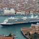 The ms Koningsdam in Venice.